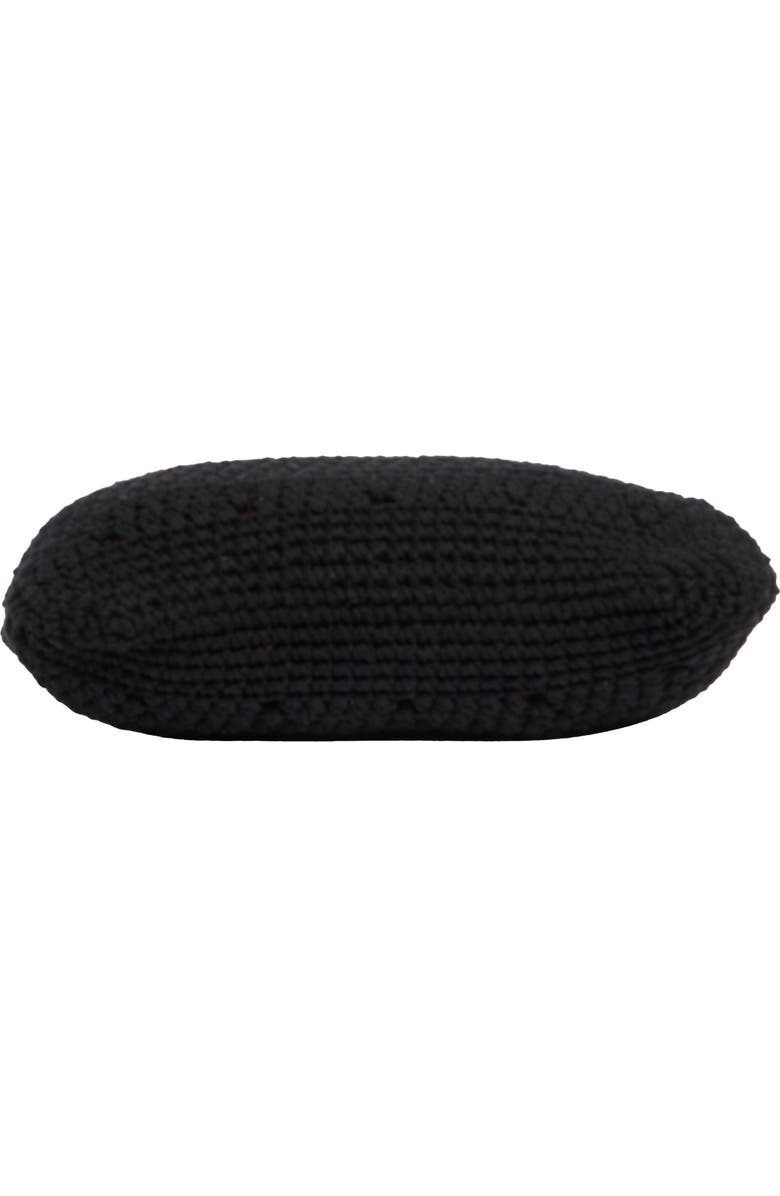 Lucky Brand Lesa Crochet Tote Bag, Alternate, color, Black