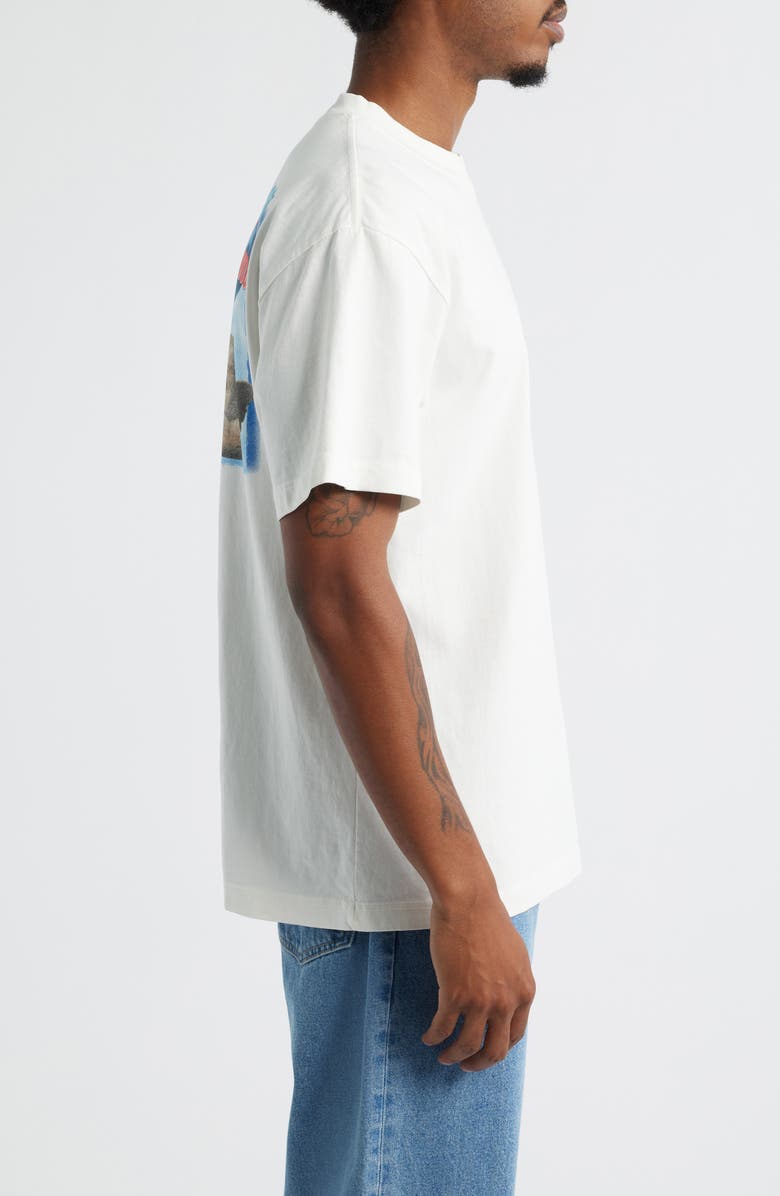 ID Supply Co Planet Hollywood Twin Cherub Cotton Graphic T-Shirt, Alternate, color, White