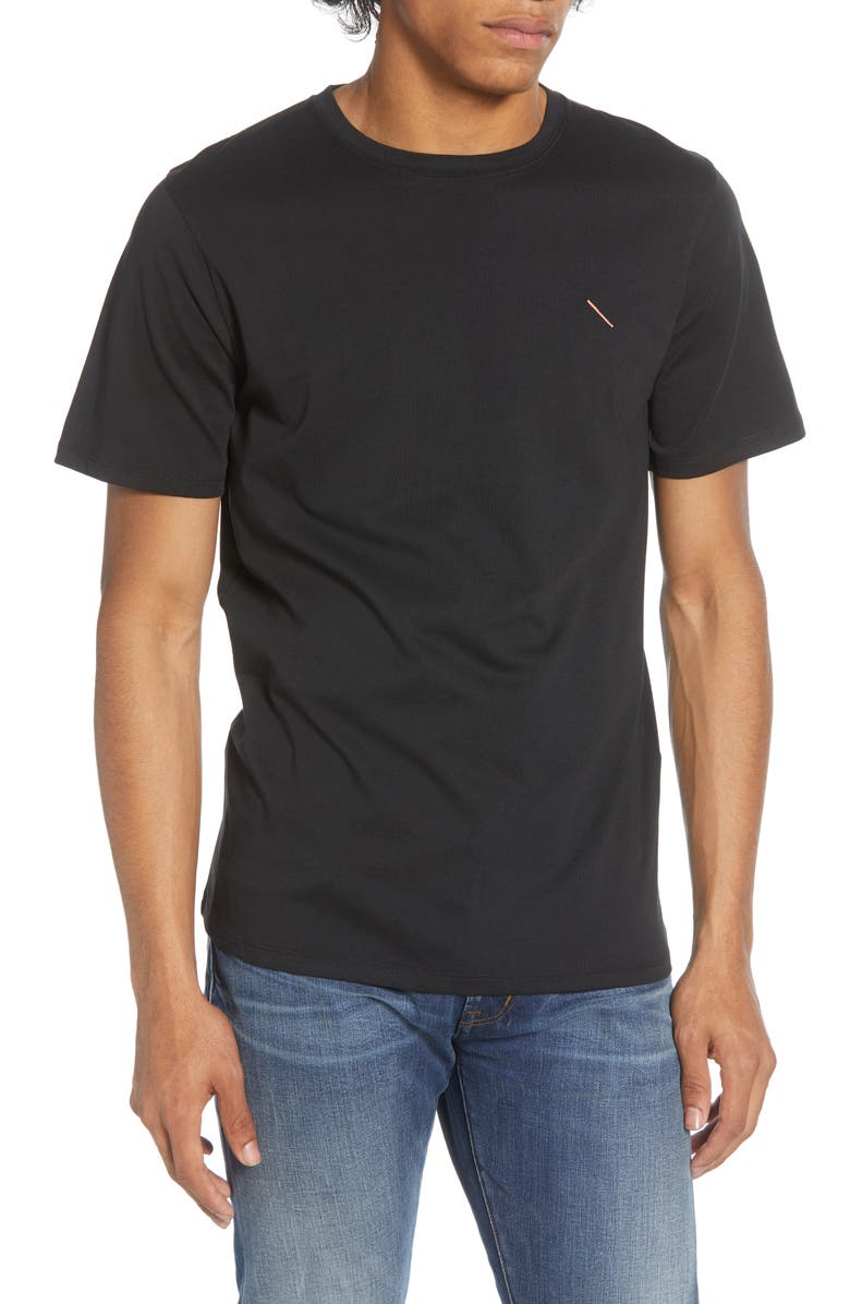 Saturdays NYC Embroidered Slash T-Shirt, Main, color, 
