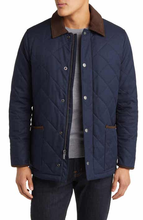 Hart Schaffner Marx Erikson Water Resistant Quilted Riding Jacket