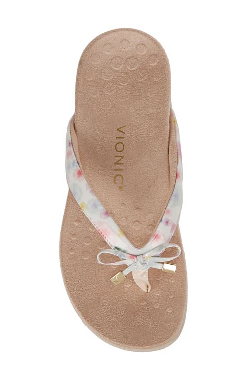 Vionic Bella Flip Flop In Cream