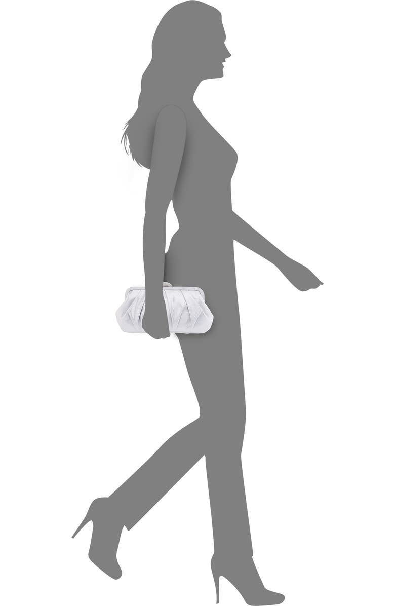 Nina Concord Frame Clutch, Alternate, color,