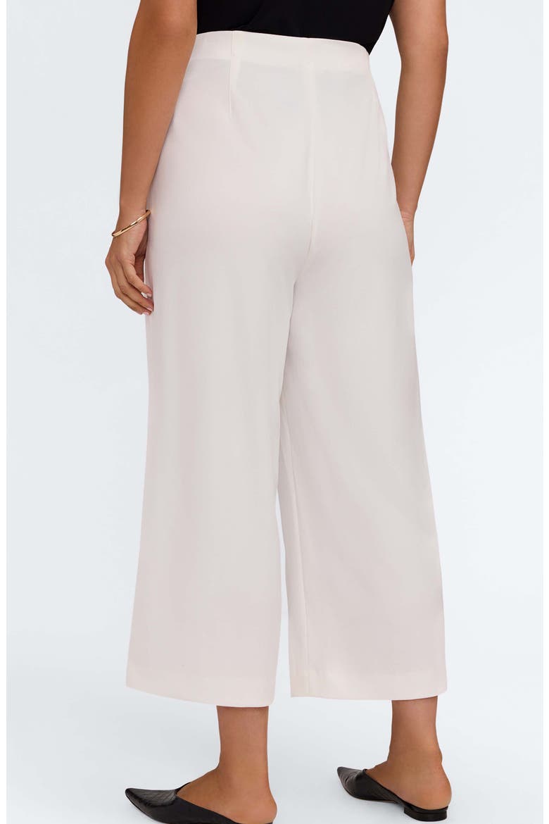 Arlette Wide Leg Crop Crepe Pants, Alternate, color, ECRU BEIGE