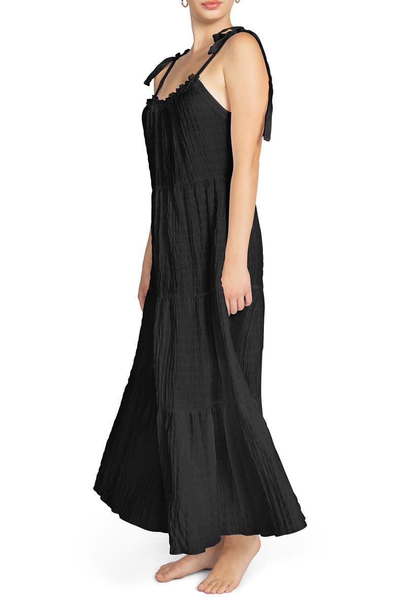 Robin Piccone Fiona Tie Shoulder Cover-Up Dress, Alternate, color,