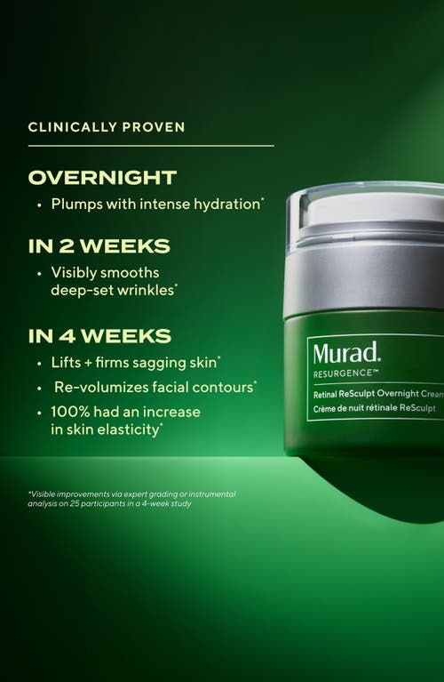 Murad ® Retinal Resculpt™ Overnight Cream In Transparent