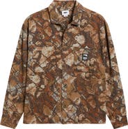 Obey Fence Camo Cotton Twill Overshirt