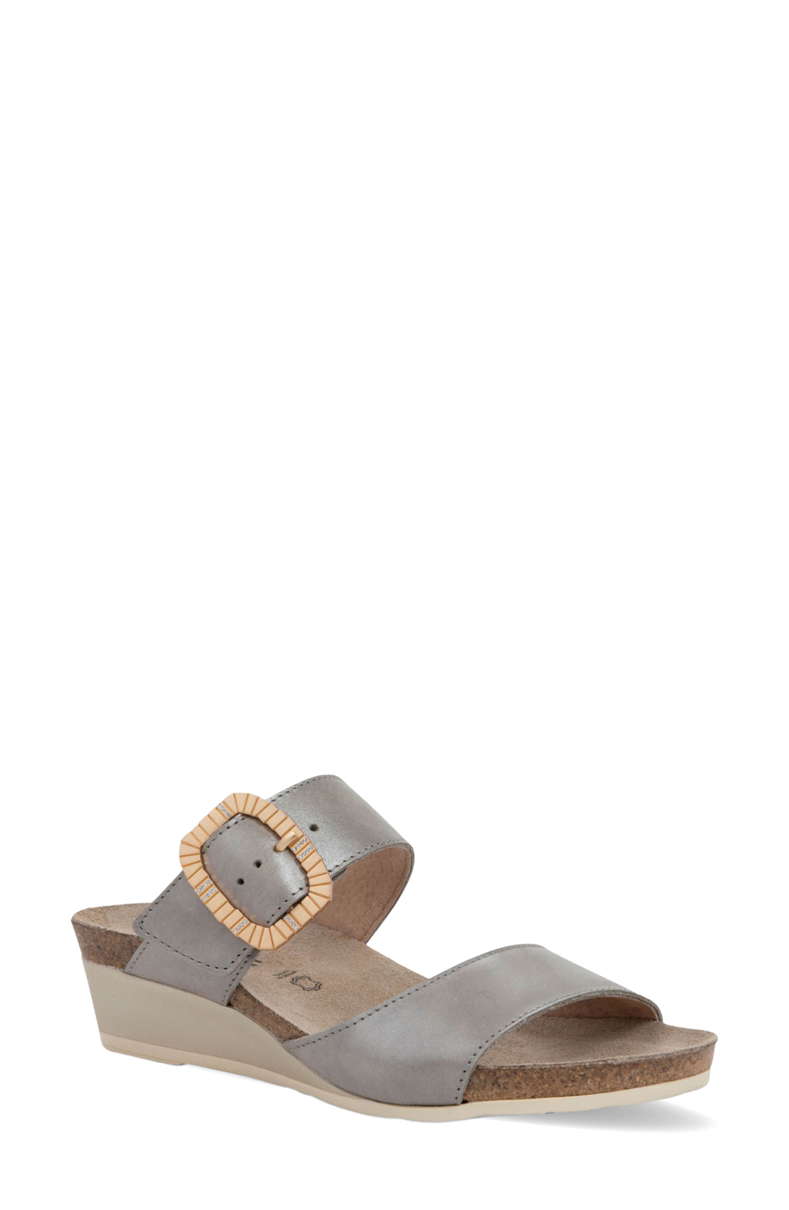 Naot Magic Luxe Double Strap Platform Slide Sandal, Main, color, 