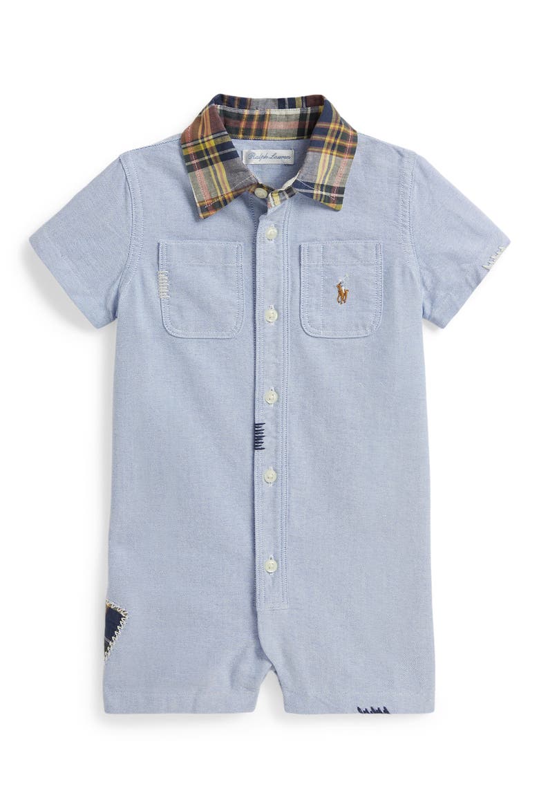 Classic Cotton Oxford Shortall, Main, color, BSR BLUE
