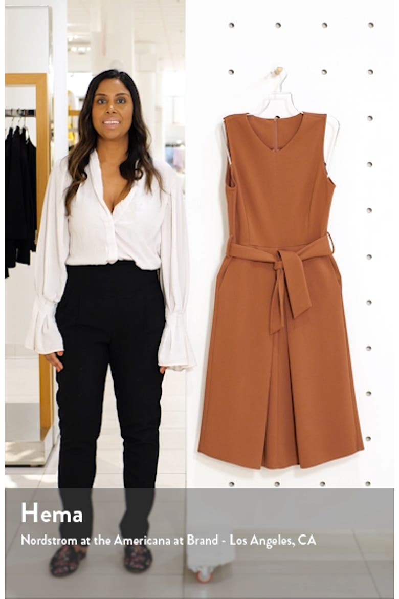 Tie Waist Midi Dress video