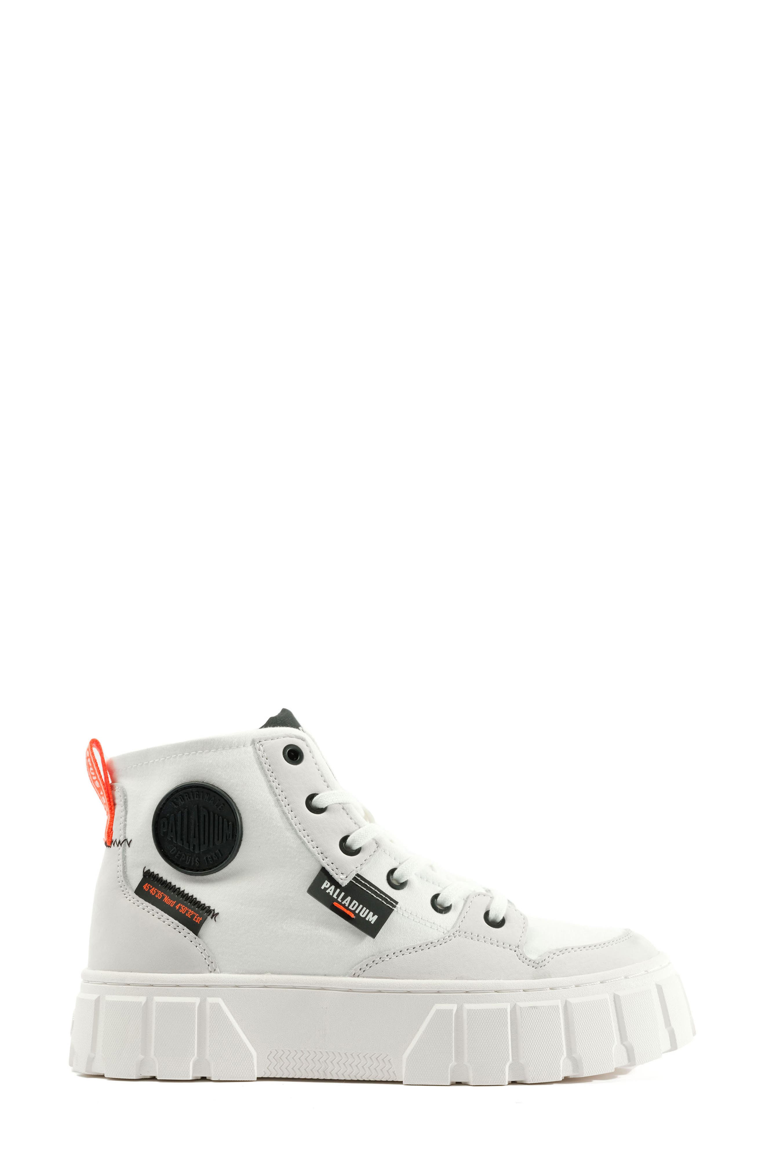 Palladium Pallatower High Top Platform Sneaker, Alternate, color, Star White
