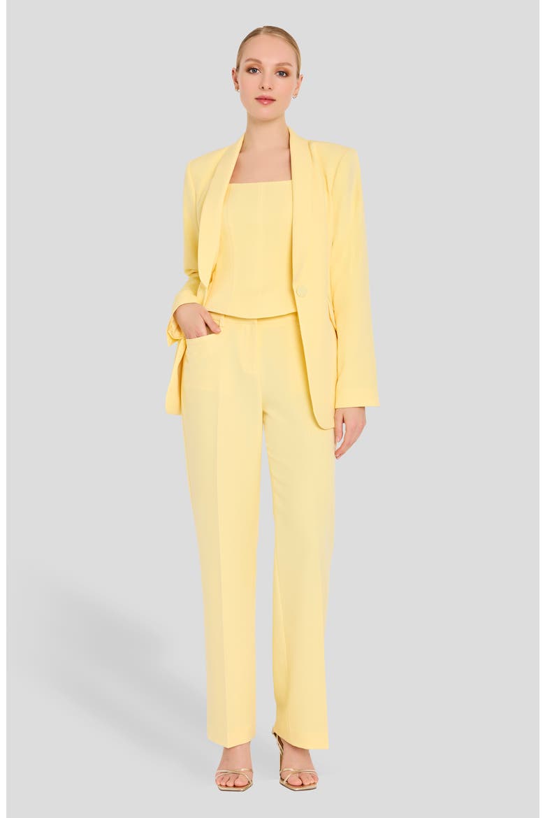 Shawl Collar Jacket, Alternate, color, BUTTERCUP