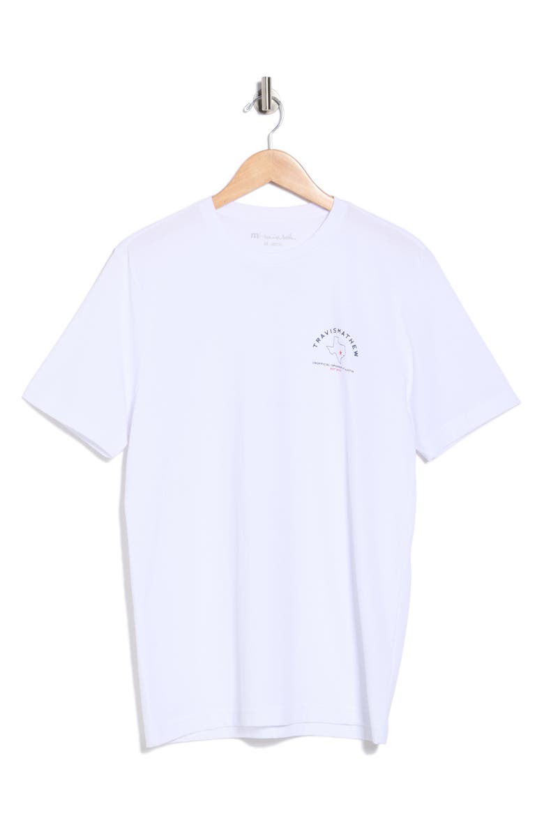 TravisMathew Enchanted Rock Graphic T-Shirt, Main, color, White