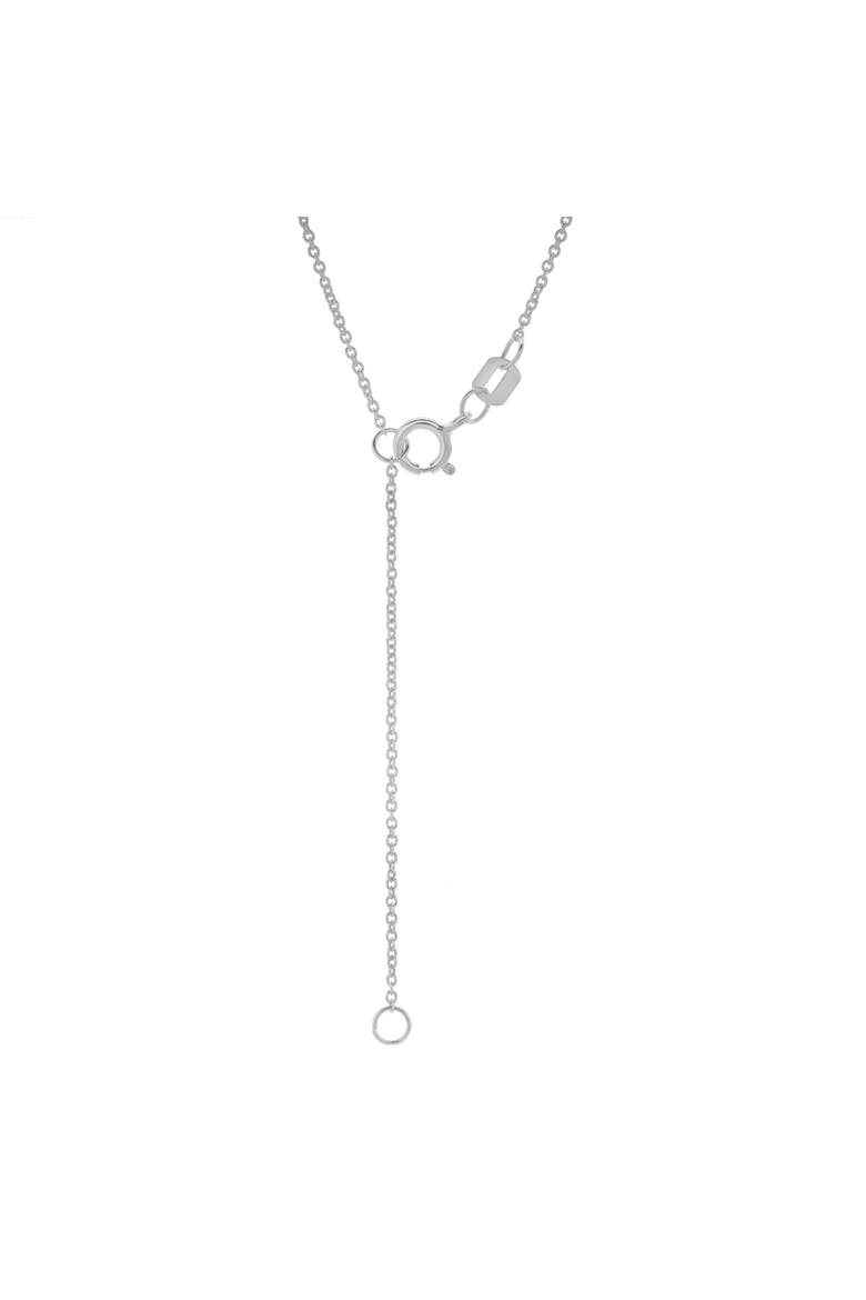 Lucent 14K Gold Round Lab Grown Diamond Pendant - 1 Ct, Alternate, color, 14K White Gold