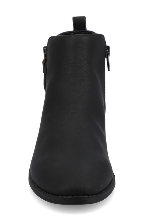 Journee Collection Journee Ellis Round Toe Bootie In Black