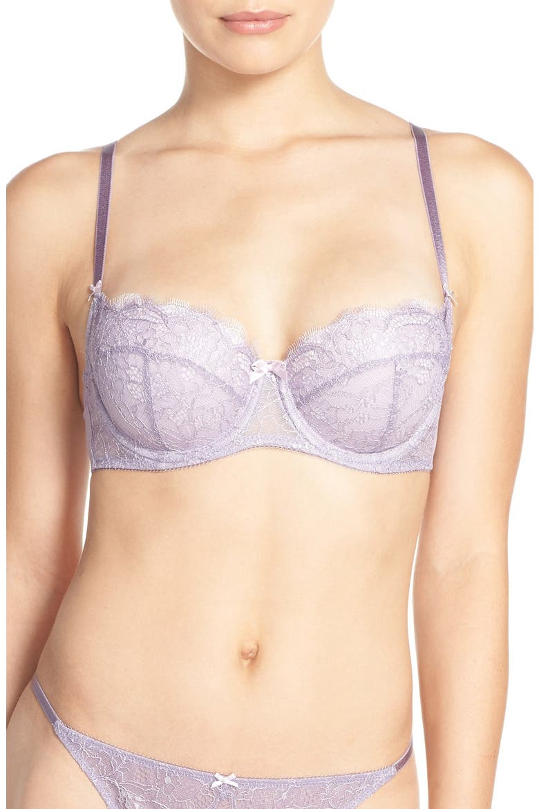 'b.sultry' Balconette Bra, Main, color, JADE LIME
