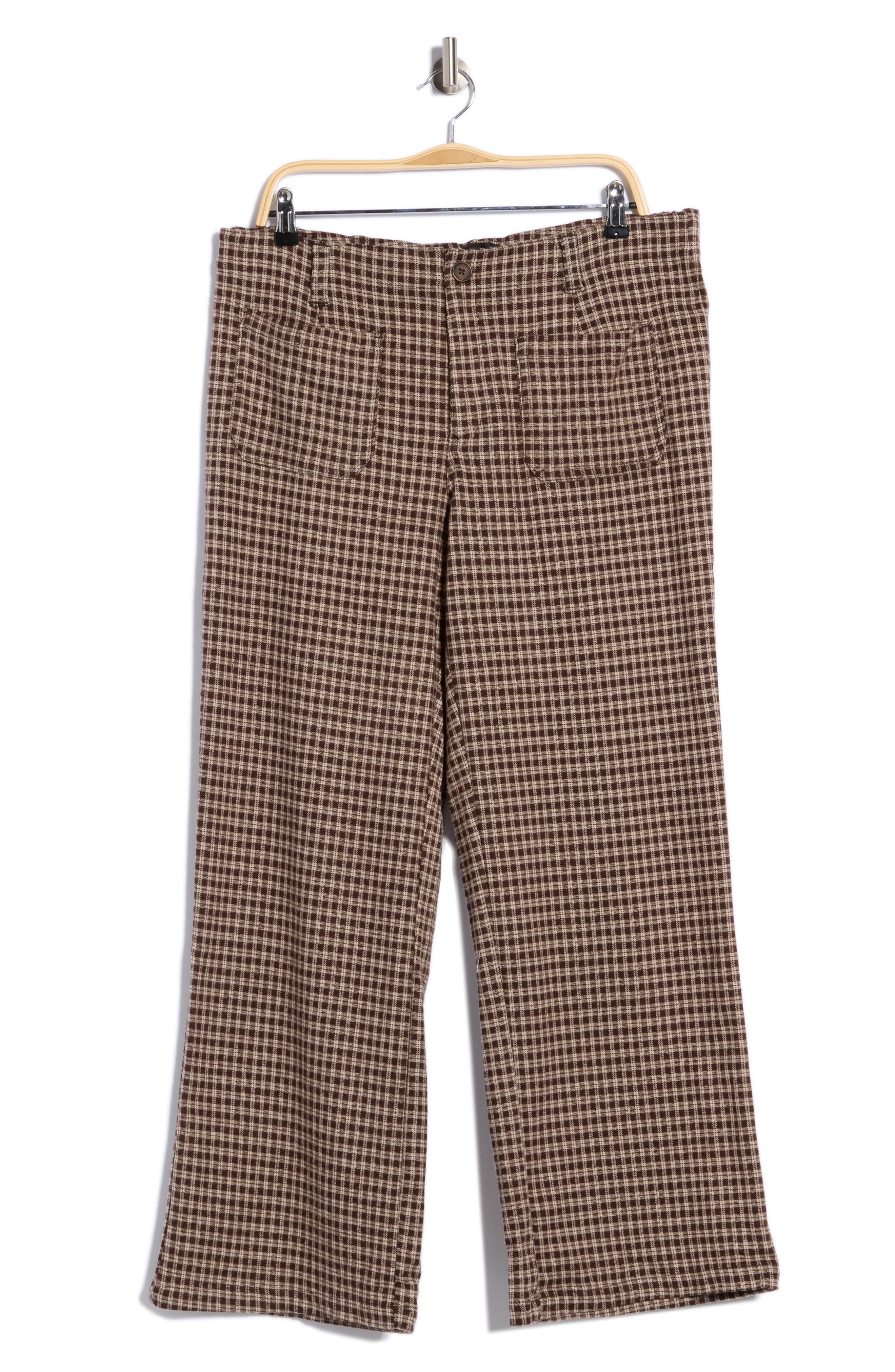 Supernova High Waist Wide Leg Double Knit Pants
