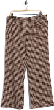 Sanctuary Supernova High Waist Wide Leg Double Knit Pants