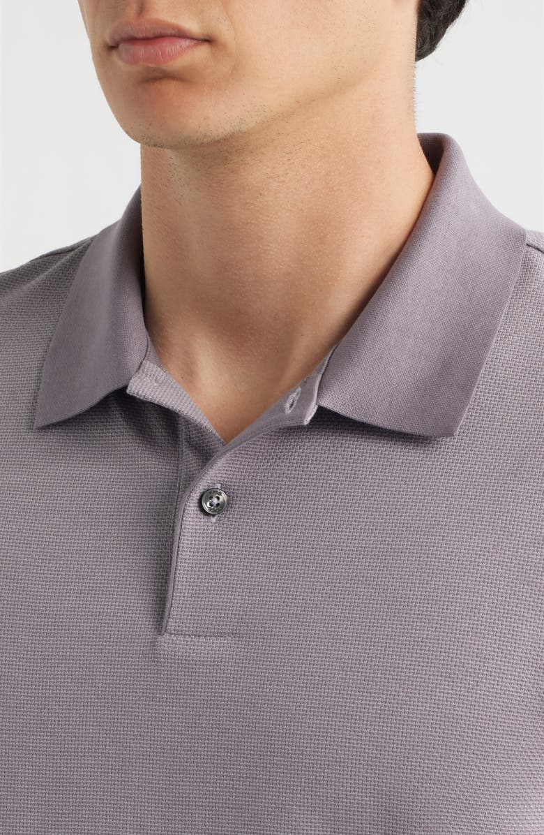 BOSS Parlay Cotton Piqué Polo, Alternate, color, Medium Purple