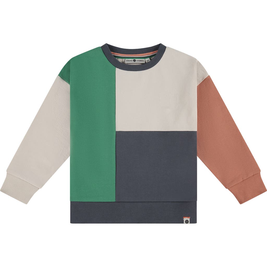 Stains And Stories By Babyface Abstract Sweatshirt In Multi