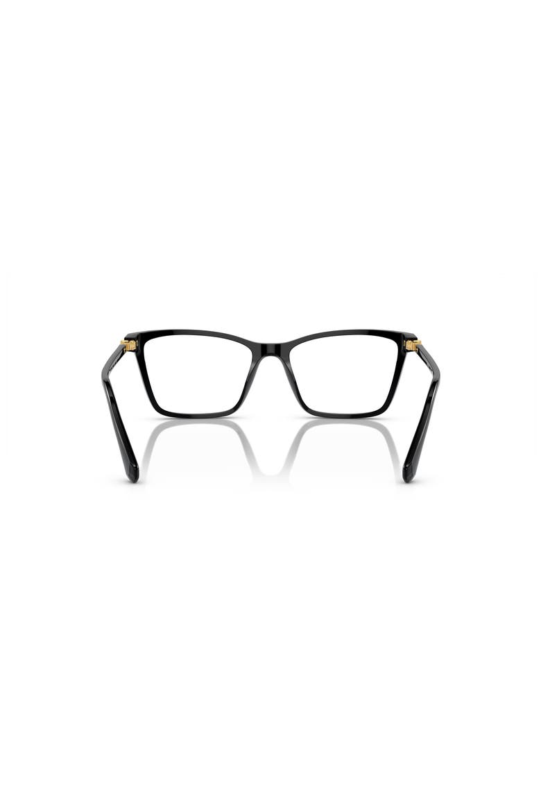 53mm Rectangle optical glasses, Alternate, color, Black