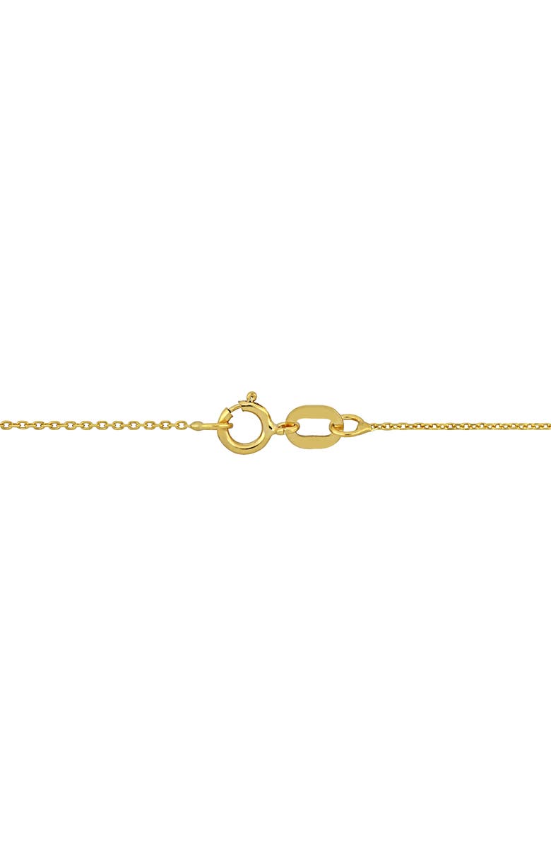 DELMAR 14K Yellow Gold Diamond Cut Cable Chain Bracelet, Alternate, color, 