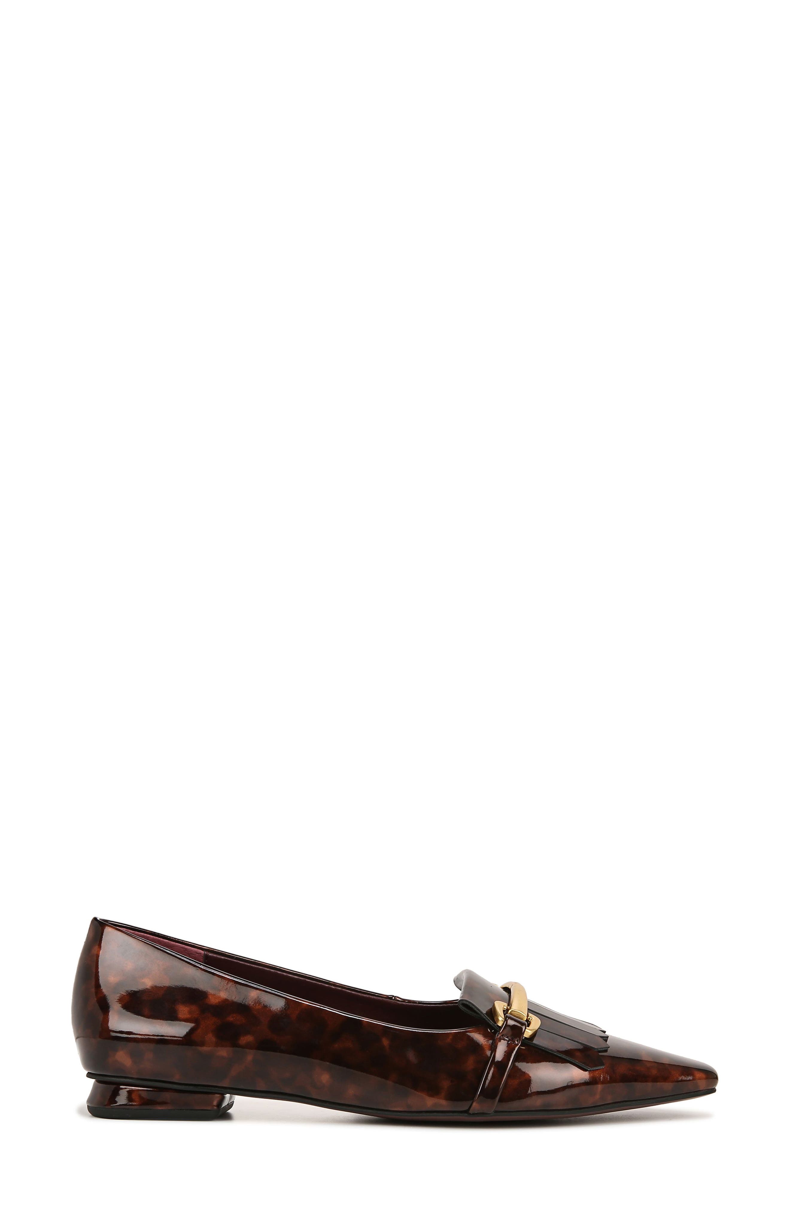 Rina Kiltie Bit Flat, Alternate, color, BROWN MULTI