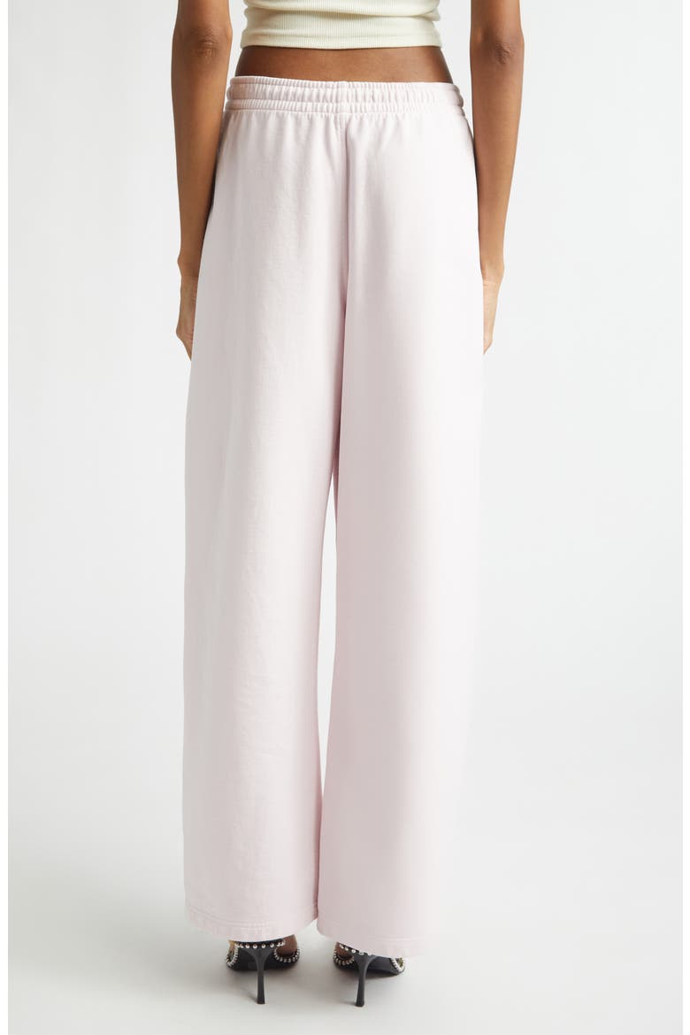 Wide Leg Sweatpants with Rhinestone Drawstring, Alternate, color, LIGHT PINK