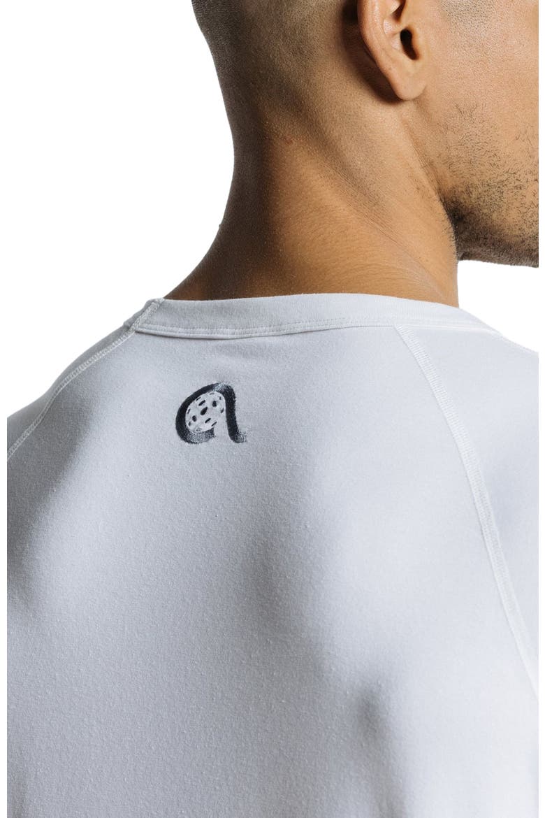 Pickleball Short Sleeve, Alternate, color, White Lotus