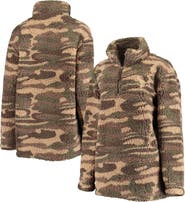 G-III 4HER BY CARL BANKS Women's G-III 4Her by Carl Banks Camo San Francisco Giants Sherpa Quarter-Zip Jacket
