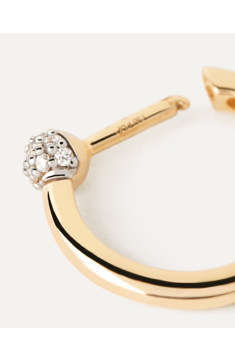 PDPAOLA Chai Single Hoop, Alternate, color, Gold