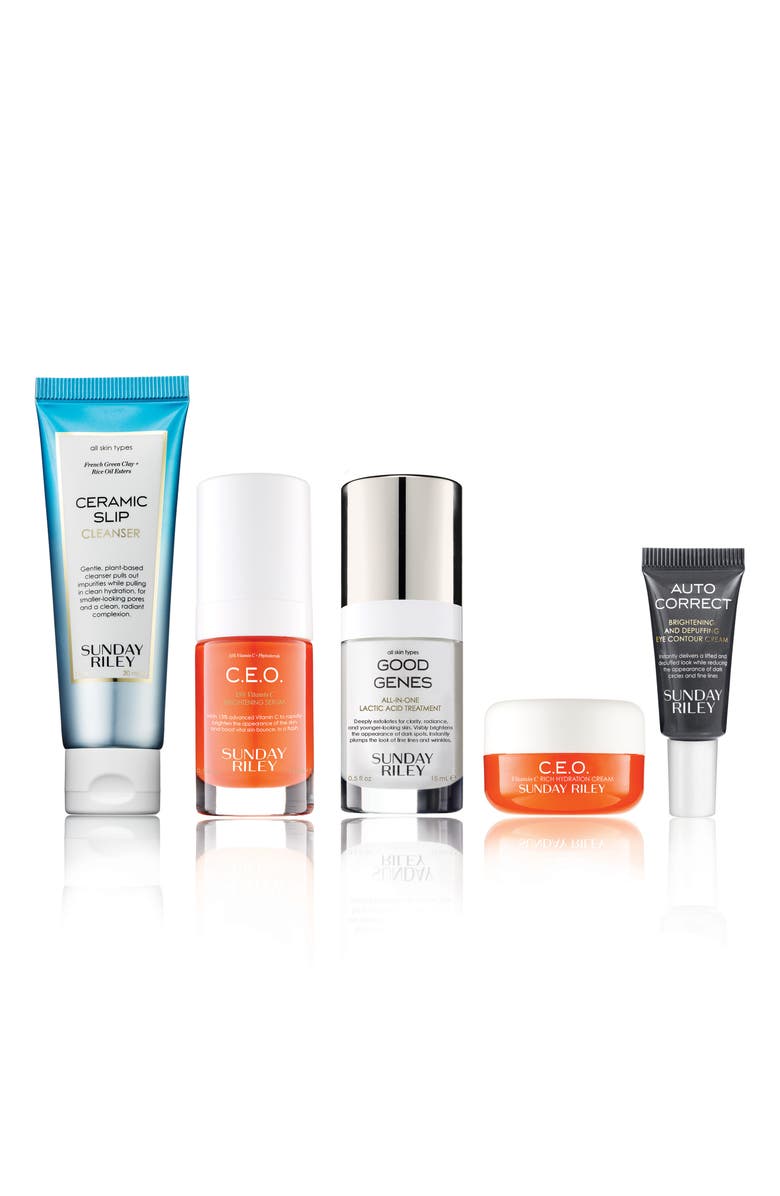 Sunday Riley SPACE.NK.apothecary Sunday Riley Essentials Set, Main, color, 