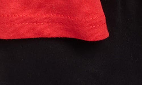Assorted Cardigan, T-shirt & Pants Set In Red