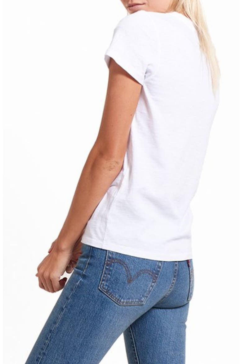 Slub Everyday Classic Crewneck T-Shirt, Alternate, color, WHITE