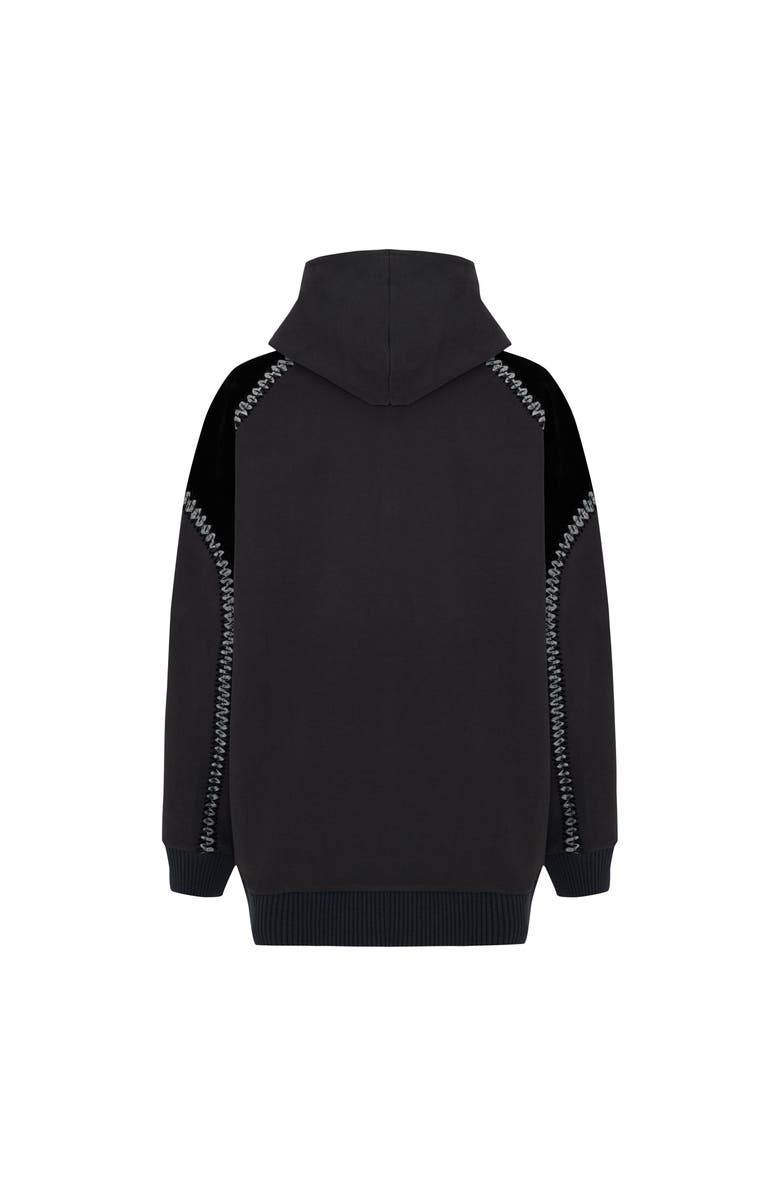 PCFG Cotton Zipper Hoodie, Alternate, color, Black