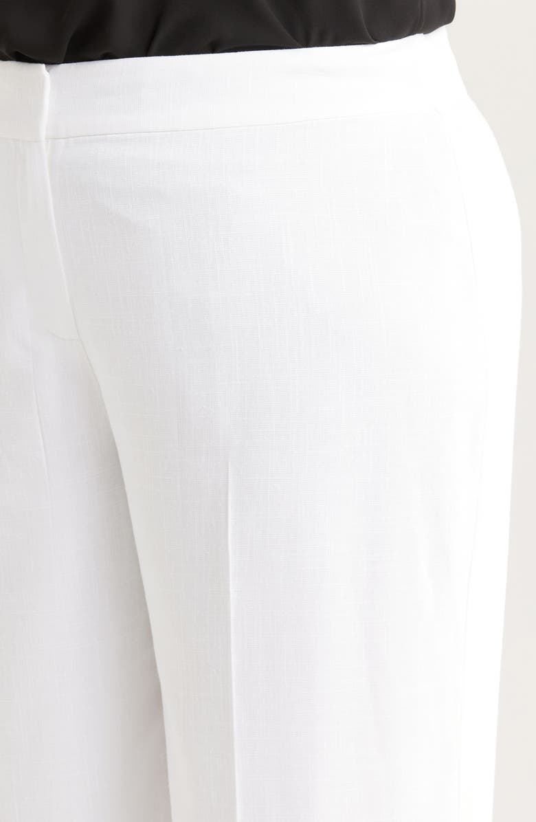 Tahari ASL Wide Leg Pants, Alternate, color, White