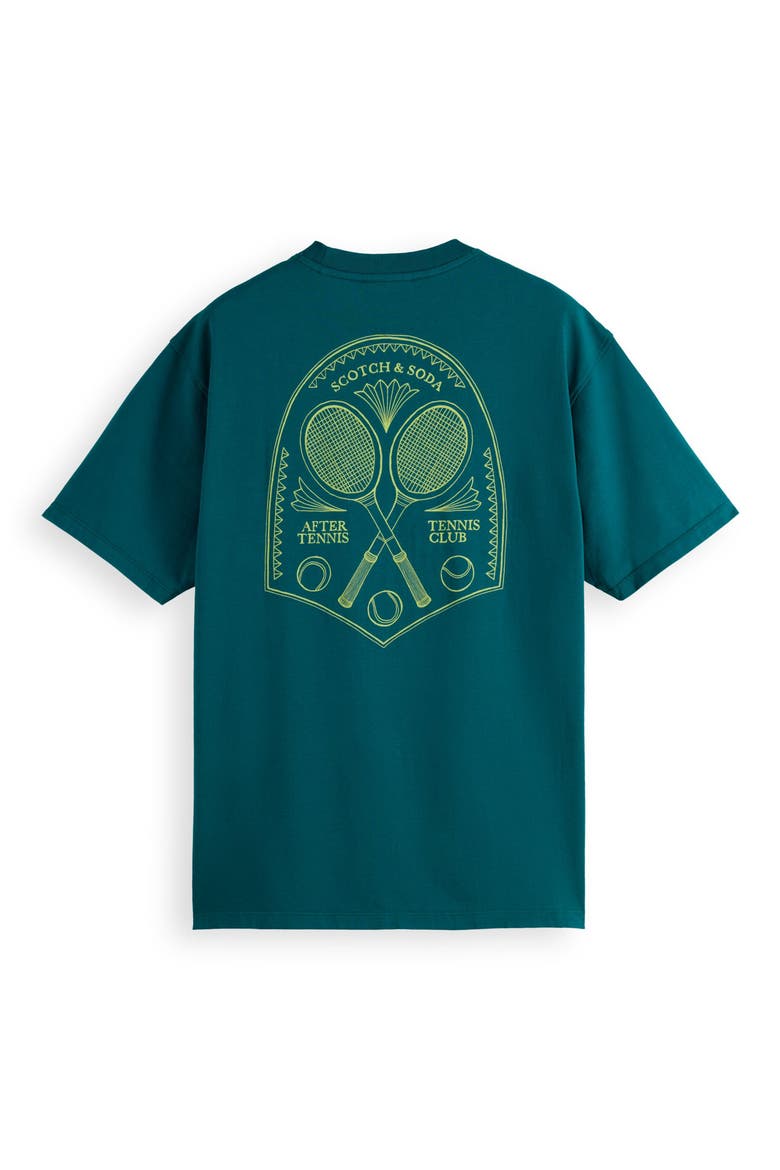 Tennis Club Graphic T-Shirt, Alternate, color, PITCH GREEN