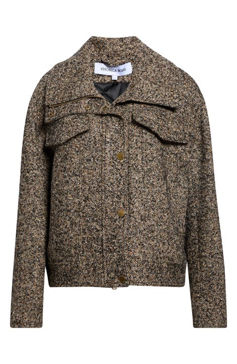 Silversmith Virgin Wool Tweed Jacket