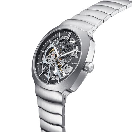 Heritor Automatic Magnus Stainless Steel-band Watch In Metallic