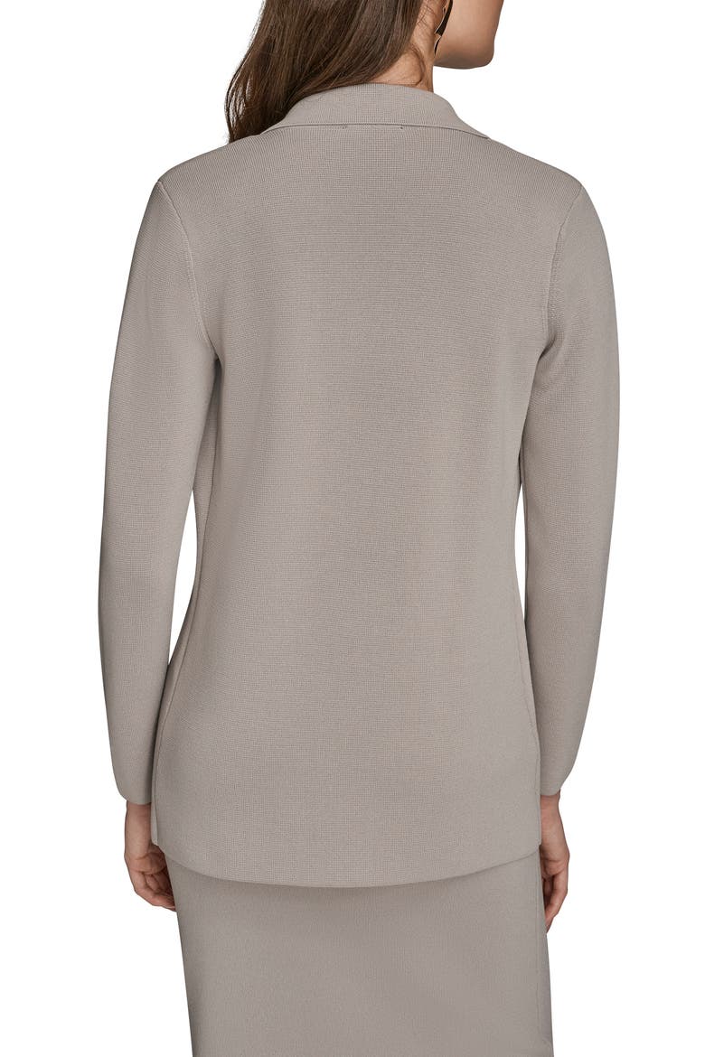 Tie Front Sweater Blazer, Alternate, color, VAPOR