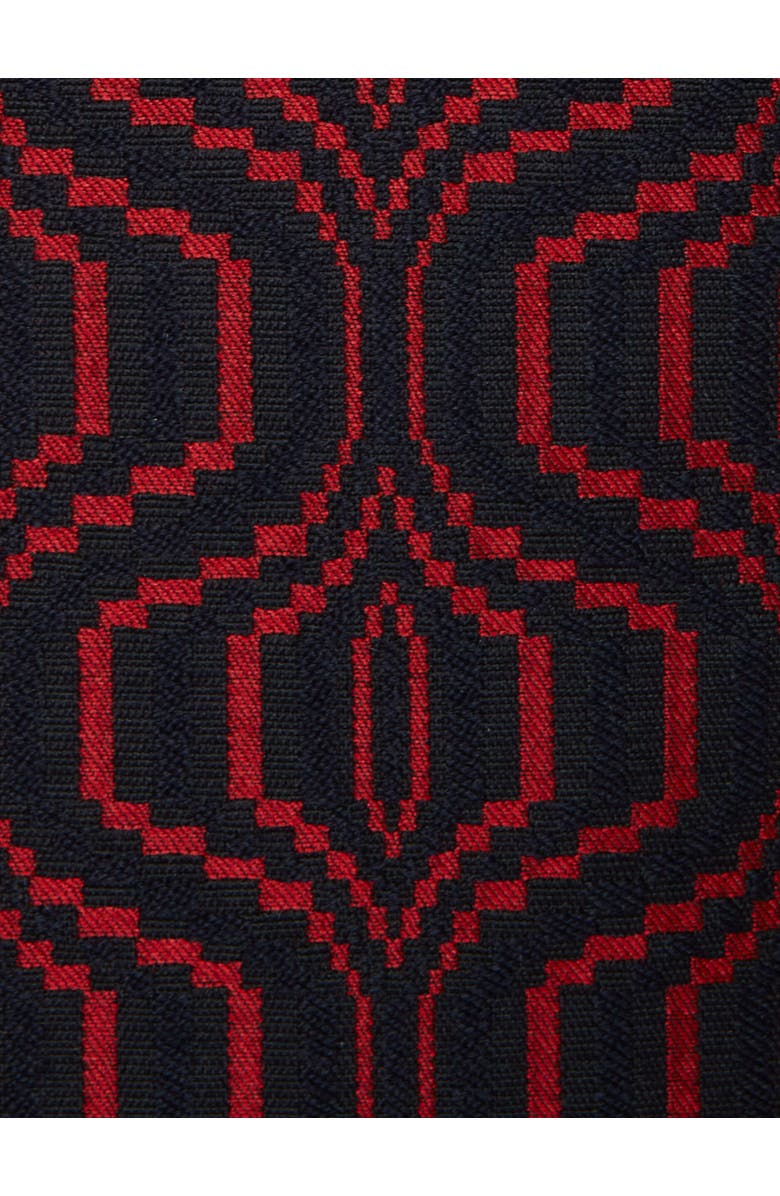 La DoubleJ Arabesque Mini Dress Pixel Jacquard Blue, Alternate, color,