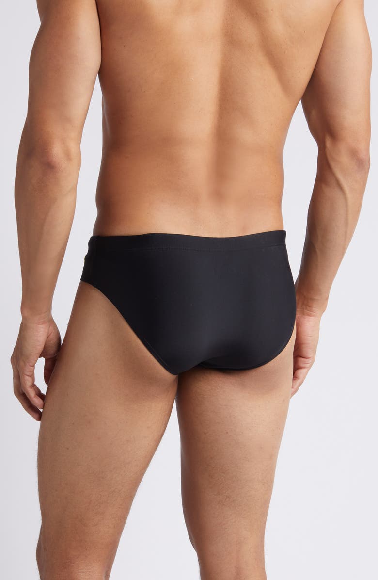 Boardies Black Neon Palm Swim Briefs, Alternate, color,