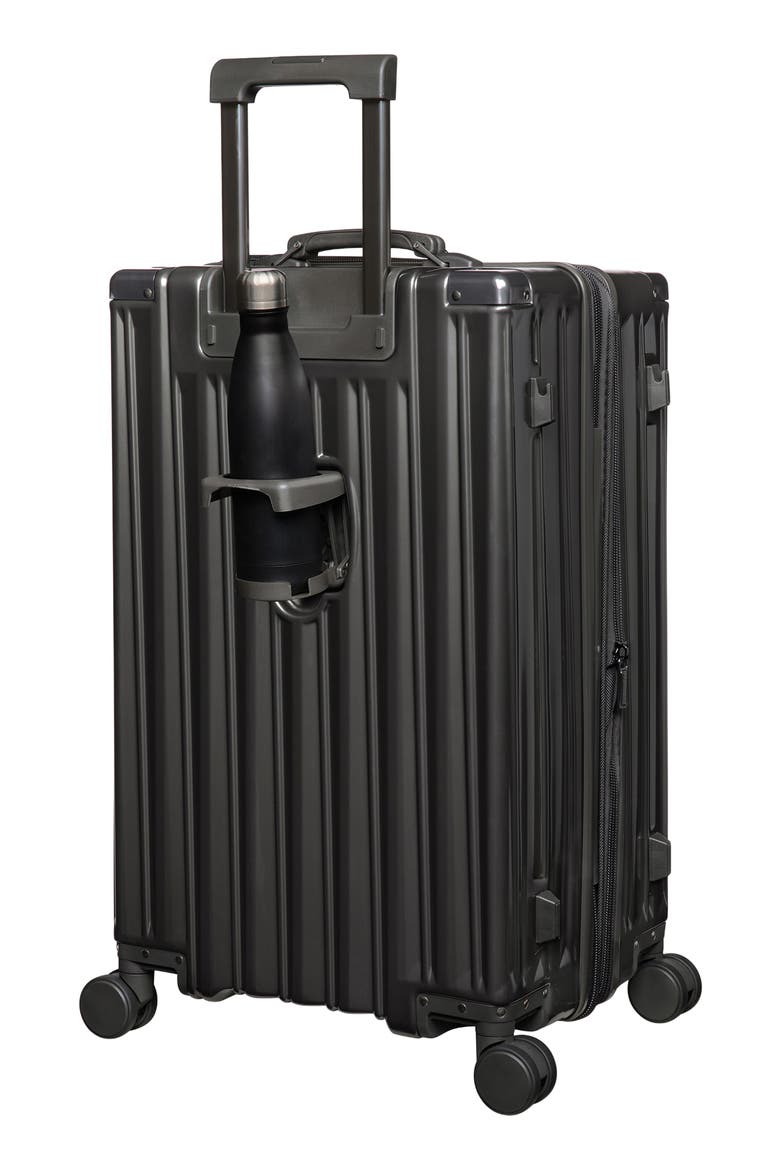 itluggage Fast Track 21-Inch Expandable Hardside Carry-On Spinner Case, Alternate, color, METALLIC CHARCOAL