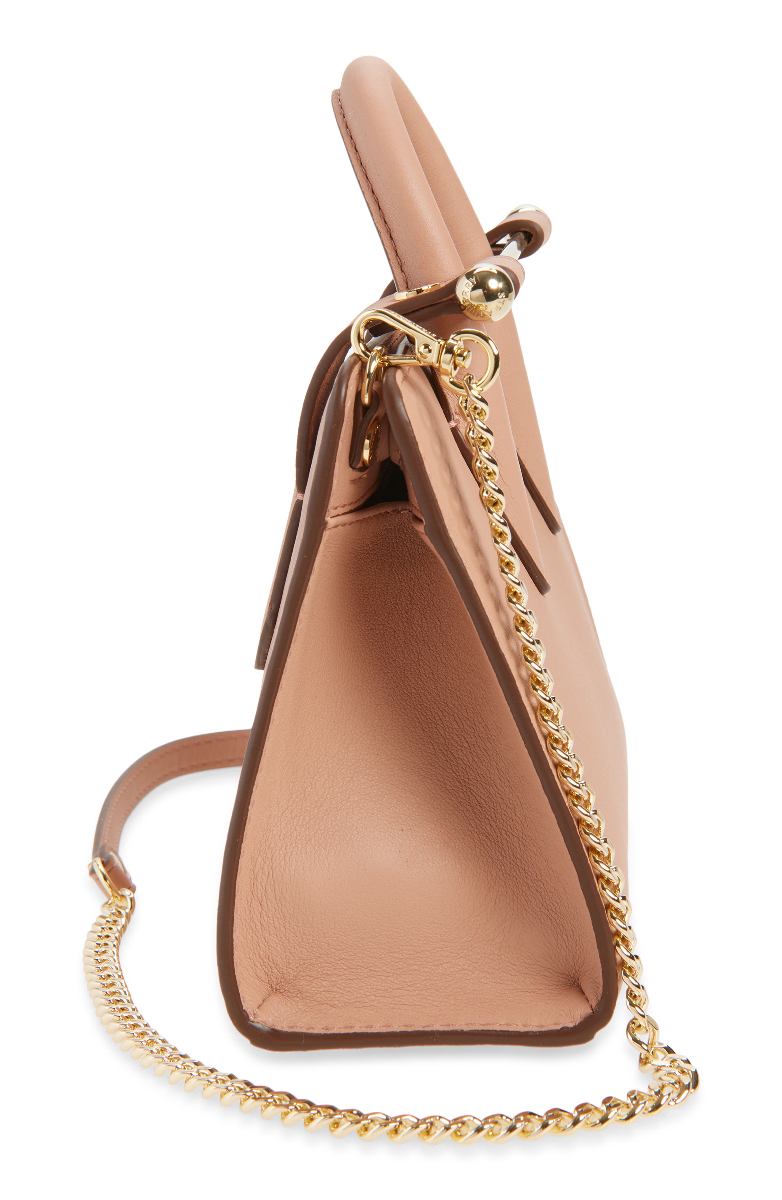 Strathberry Nano Leather Tote, Alternate, color, Rose