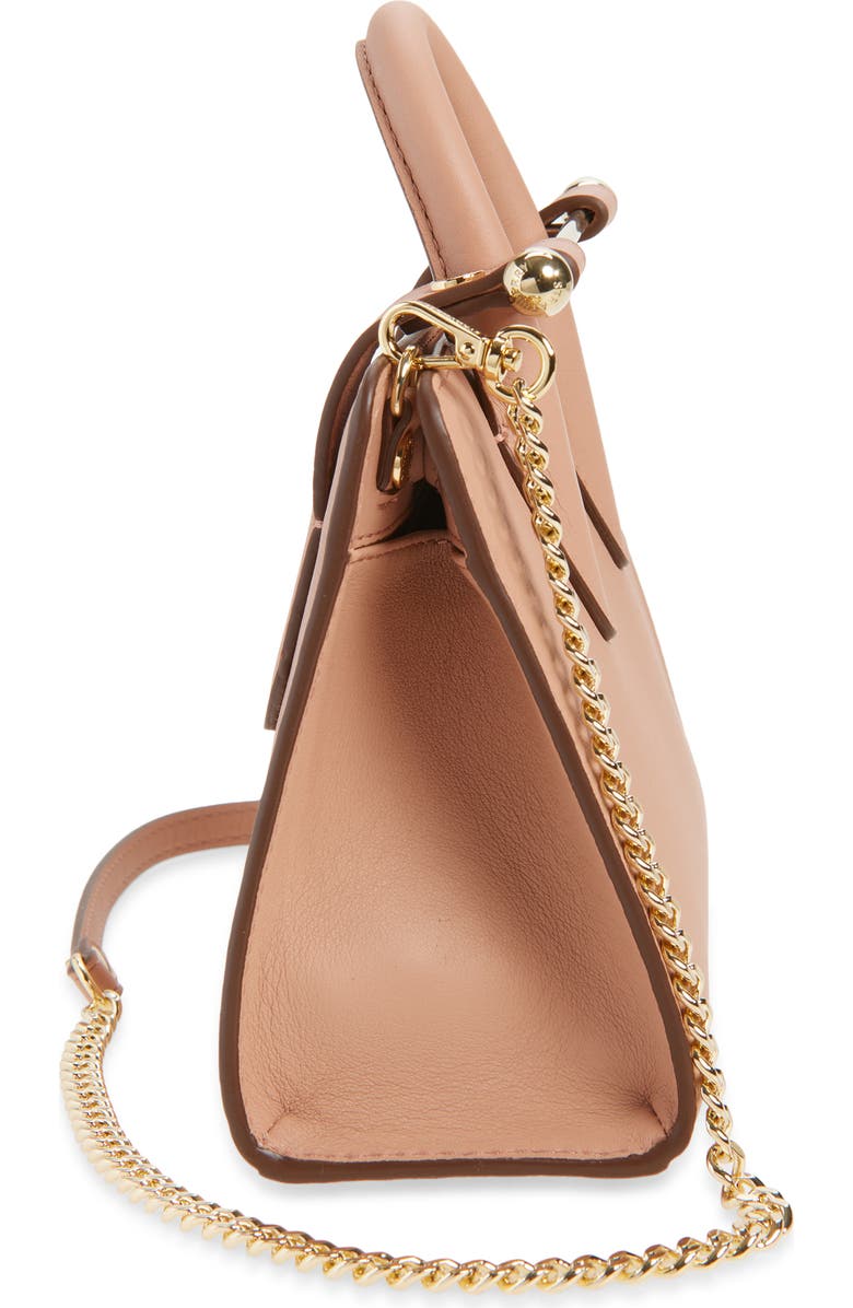 Strathberry Nano Leather Tote, Alternate, color, Rose