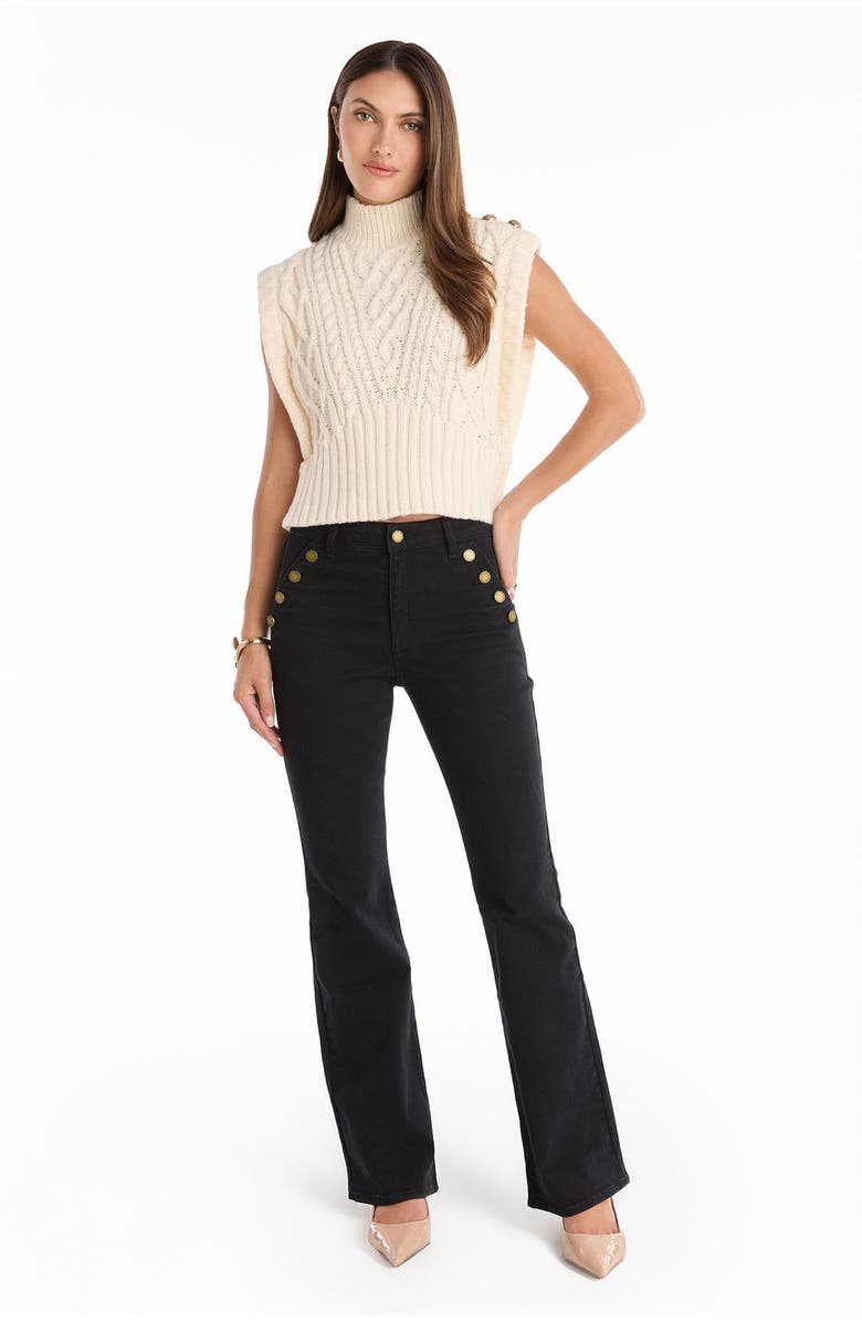 The Noli Shop Allegra Bootcut Jean, Alternate, color, Black