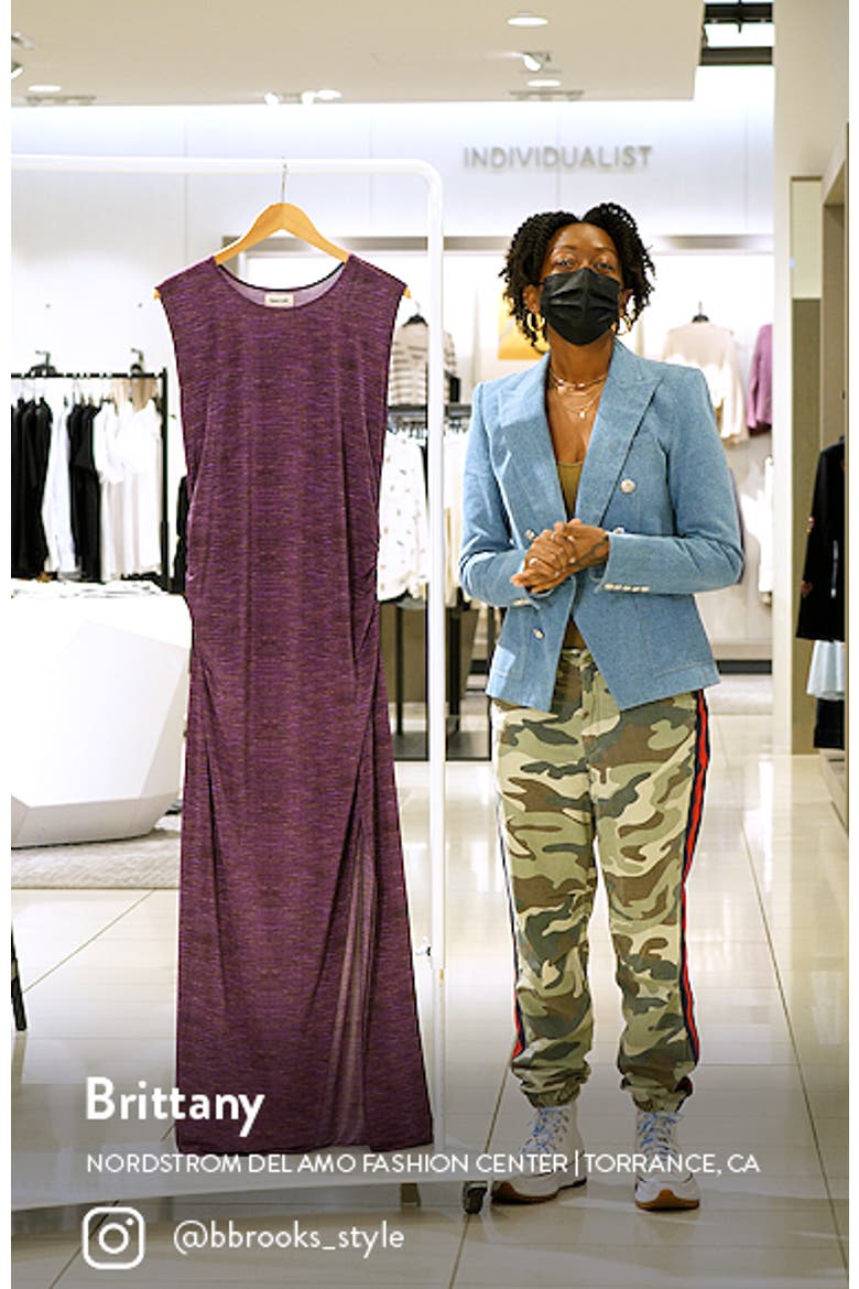 Space Dye Ruched Knit Dress video