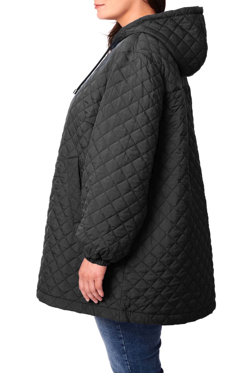 Bernardo Zip Front Water Resistant Liner Jacket, Alternate, color, 