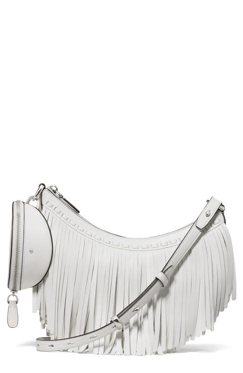 duo fringe leather crossbody bag