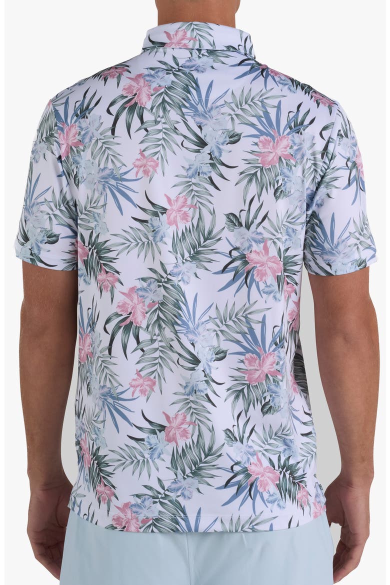 Core Floral Performance Golf Polo, Alternate, color, FROSTY PETAL
