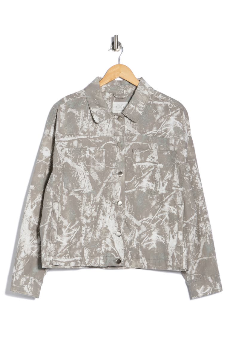 Thread & Supply Camo Cropped Utility Jacket, Alternate, color, Camo Stone Tree